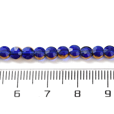 Electroplate Glass Beads Strands LS-EGLA-A040-01G-1