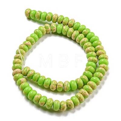 Synthetic Imperial Jasper Dyed Beads Strands G-D077-E01-01D-1