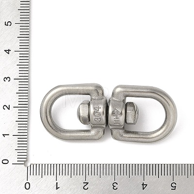 Non-Tarnish 304 Stainless Steel 8 Shape Swivel Clasps STAS-S127-03P-02-1