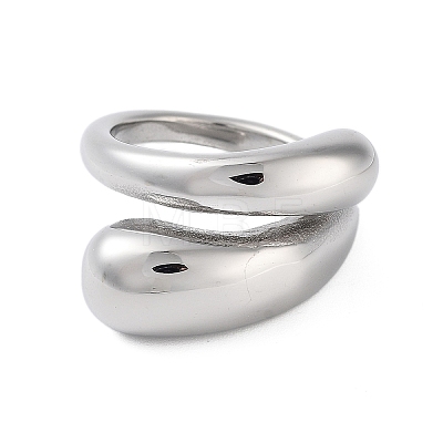 304 Stainless Steel Rings for Women RJEW-K270-05D-P-1
