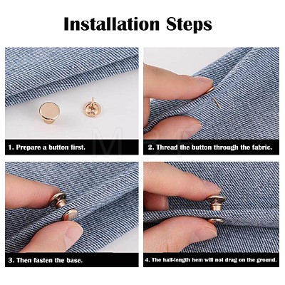 Alloy Pant Hem Fixing Clips MRMJ-P021-02B-1