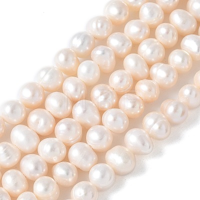 Natural Cultured Freshwater Pearl Beads Strands PEAR-I007-07O-11C-1