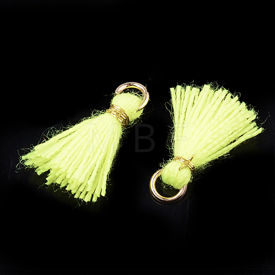 Polycotton(Polyester Cotton) Tassel Pendant Decorations X-FIND-S281-36-1