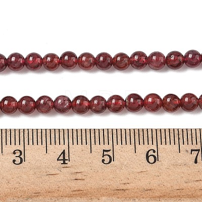 Natural Garnet Beads Strands G-Z104-A01-4mm-1
