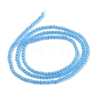 Glass Beads Strands LS-G-K185-16F-1