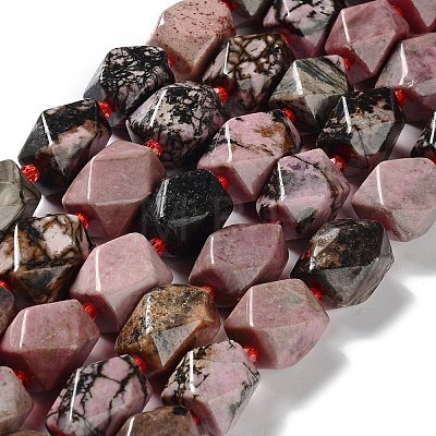 Natural Rhodonite Beads Strands G-C182-31-02-1