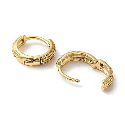 Brass Hollow Hoop Earrings EJEW-M236-01F-G-1