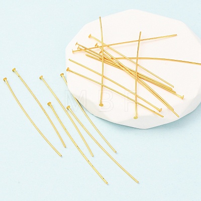 Brass Flat Head Pins LS-X-HP5.0cmCY-G-1