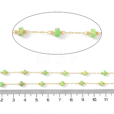 Ion Plating(IP) 304 Stainless Steel Chains AJEW-Q150-08G-03-1