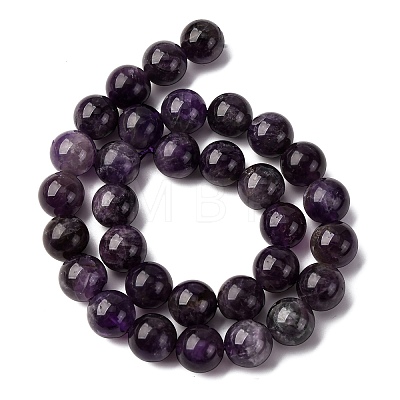 Natural Amethyst Beads Strands G-E481-03-12mm-1