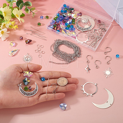 DIY Star Moon Suncatcher Making Kits DIY-TA0013-80-1