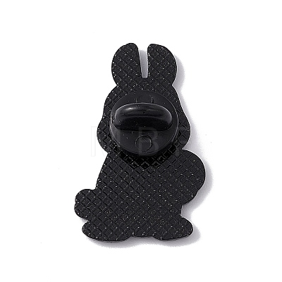 Easter Theme Rabbit Enamel Pin JEWB-E018-02EB-01-1