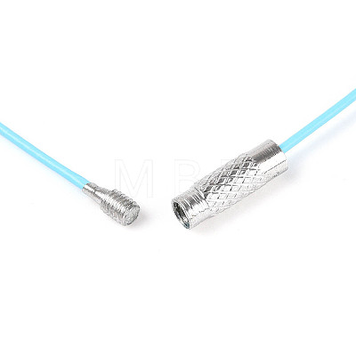Stainless Steel Wire Necklace Cord DIY Jewelry Making X-TWIR-R003-14-1