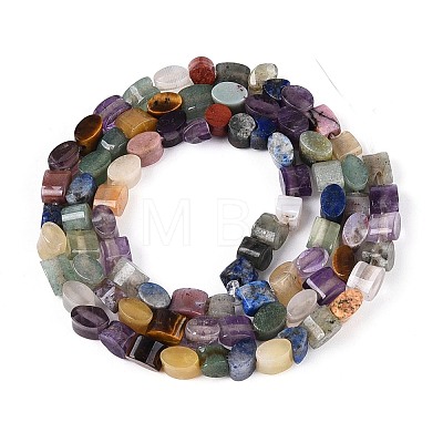Natural Mixed Gemstone Beads Strands G-T143-33-1