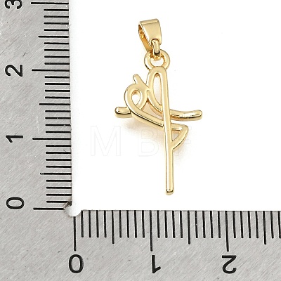 Brass Pendants KK-C263-11G-1