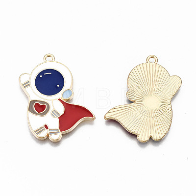 Alloy Enamel Pendants ENAM-S126-023-RS-1