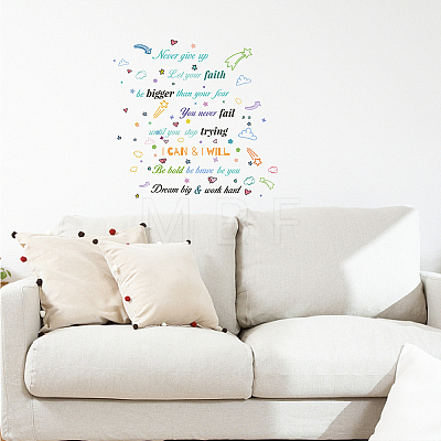 PVC Wall Stickers DIY-WH0268-009-1