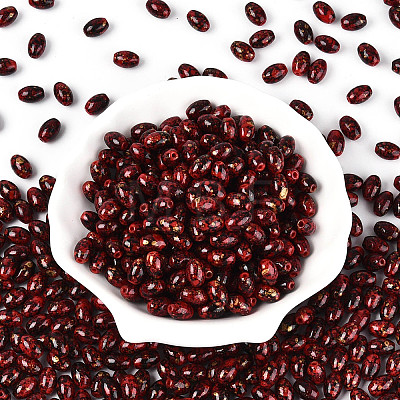 Oval Glass Seed Beads SEED-T009-02H-1