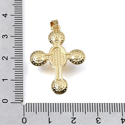 Religion Brass Pendants KK-E802-11G-B-1