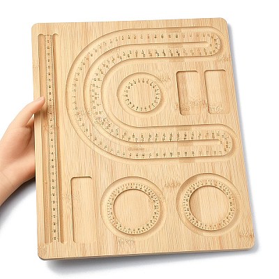 Rectangle Wood Bracelet Design Boards TOOL-YWC0003-03B-1