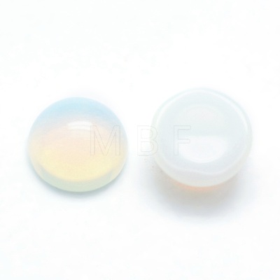 Opalite Cabochons G-P393-R10-6mm-1