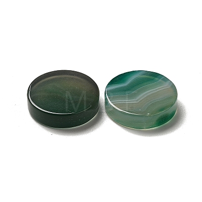 Natural Green Onyx Agate Cabochons G-A213-03A-1