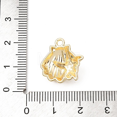 Brass Pendants KK-F917-03D-G-1