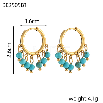 304 Stainless Steel Dangle Earrings EJEW-A26-03-26-1
