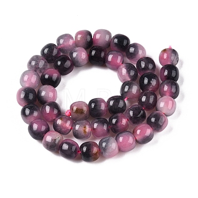 Dyed Natural White Jade Beads Strands G-T138-D01-1