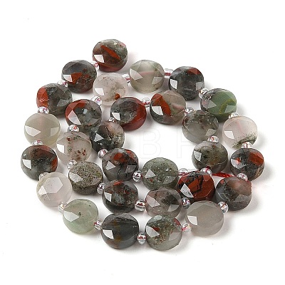 Natural Bloodstone Bead Strands G-C116-A06-01-1