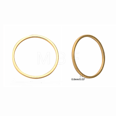 Ion Plating(IP) 304 Stainless Steel Linking Ring X-STAS-S079-13-B01-NF-1