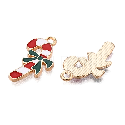 Christmas Theme Alloy Enamel Pendants ENAM-T020-10K-1