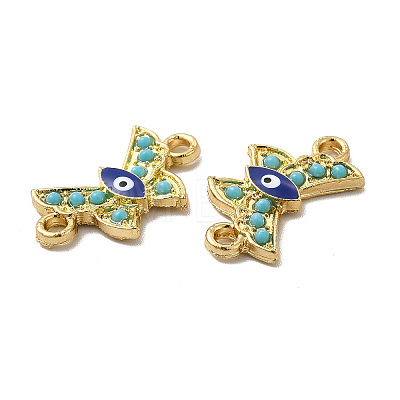 Alloy Enamel Connector Charms PALLOY-F290-46G-1