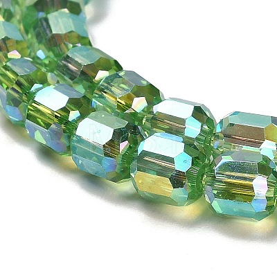 Electroplate Glass Beads Strands EGLA-D030-19K-1