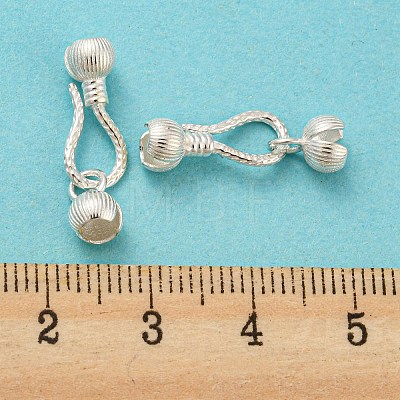 925 Sterling Silver S-Hook Clasps STER-Z004-03-1