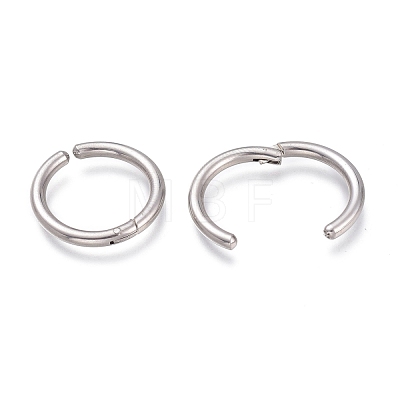 201 Stainless Steel Clip-on Earrings EJEW-L256-04D-P-1