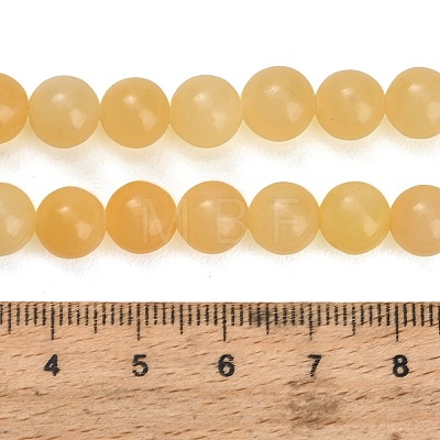 Natural Yellow Calcite Beads Strands GG-CBAA3AB-02-8mm-1