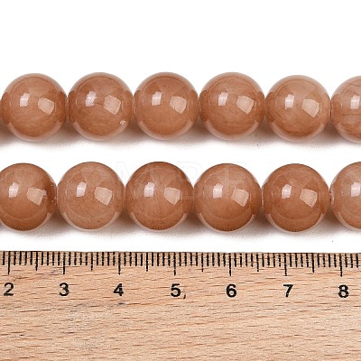 Natural Mashan Jade Graduated Beads Strands GG-CBA2AE1-A08-R-1