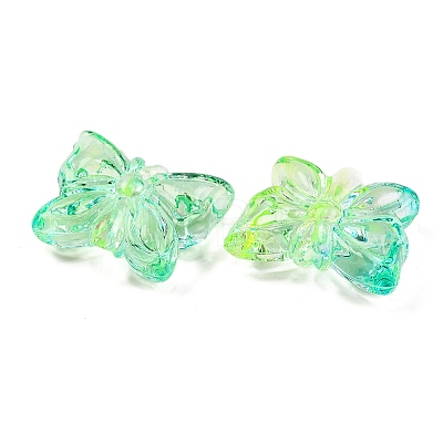 926Pcs Transparent Two Tone Acrylic Beads MACR-K359-17A-1