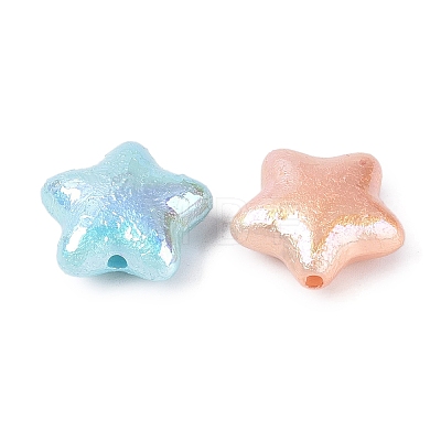 UV Plating Opaque Acrylic Beads OACR-N160-05-1