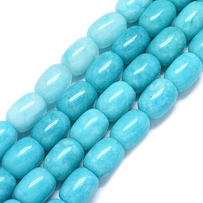 Natural Malaysia Jade Beads Strands G-B165-D02-10x14mm-1