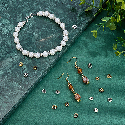 Tibetan Style Alloy Spacer Beads FIND-PH0025-74-1