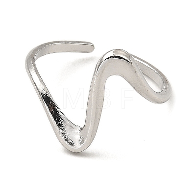 Non-Tarnish 304 Stainless Steel Open Cuff Rings X-RJEW-Z018-24P-1