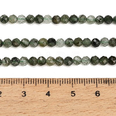 Natural Green Rutilated Quartz Beads Strands GG-CBA9722-A05-4mm-1