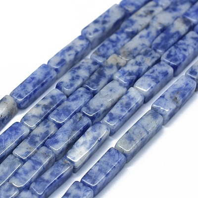 Natural Blue Spot Jasper Beads Strands G-F631-E04-1