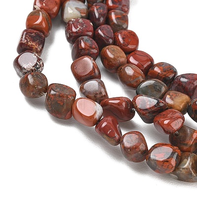 Natural Brecciated Jasper Beads Strands GG-CBA9392-21-1