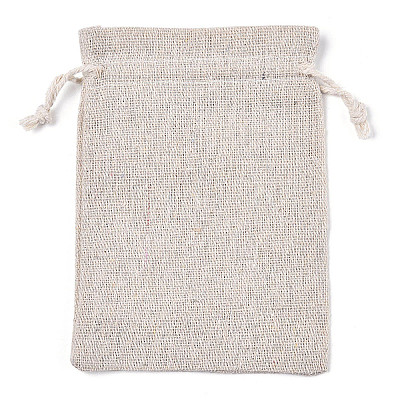 Cotton Cloth Packing Pouches Drawstring Bags ABAG-R011-10X14-01-1