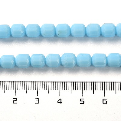 Opaque Glass Beads Strands GLAA-G112-03C-1