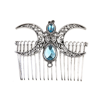 Alloy with Resin Hair Comb PW-WGA1E88-02-1