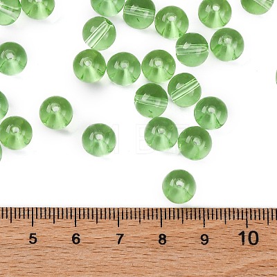 Transparent Colours Glass Seed Beads SEED-Z004-T8MM-08-1